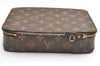 Authentic Louis Vuitton Monogram Poche Monte Carlo GM M47350 Jewelry Case 7718F