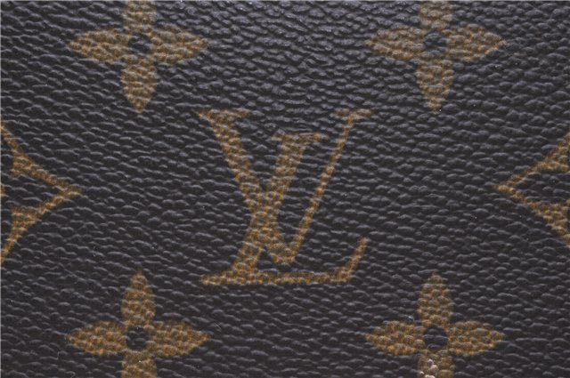 Authentic Louis Vuitton Monogram Poche Monte Carlo GM M47350 Jewelry Case 7718F