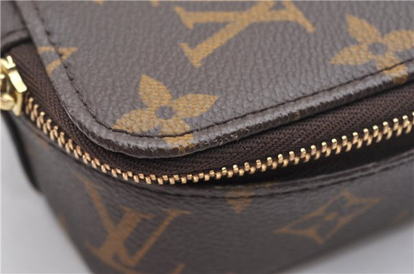 Authentic Louis Vuitton Monogram Poche Monte Carlo GM M47350 Jewelry Case 7718F