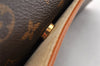 Authentic Louis Vuitton Monogram Pochette Twin GM Shoulder Bag M51852 LV 7718I