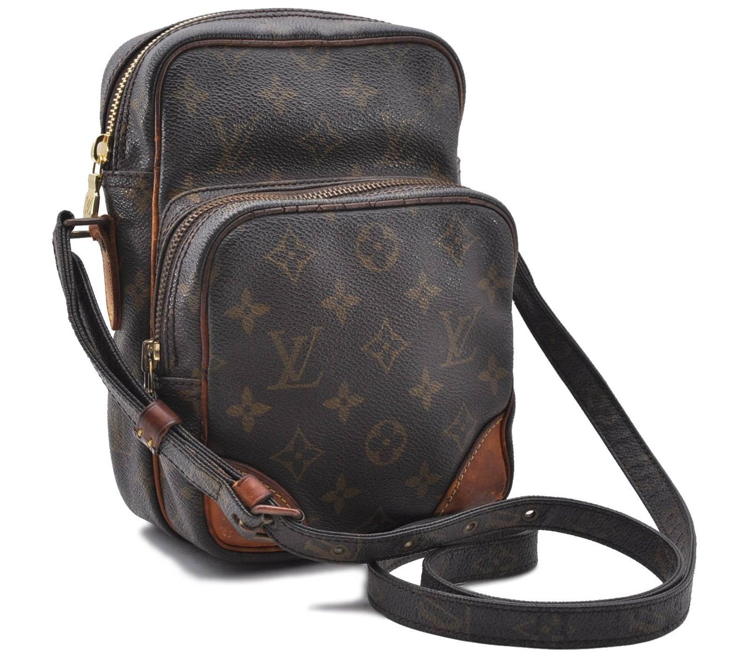 Authentic LOUIS VUITTON Monogram Amazone Shoulder Cross Body Bag M45236 LV 7720C