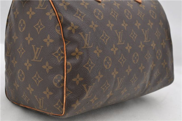 Authentic LOUIS VUITTON Monogram Speedy 30 Hand Bag M41526 LV 7721C