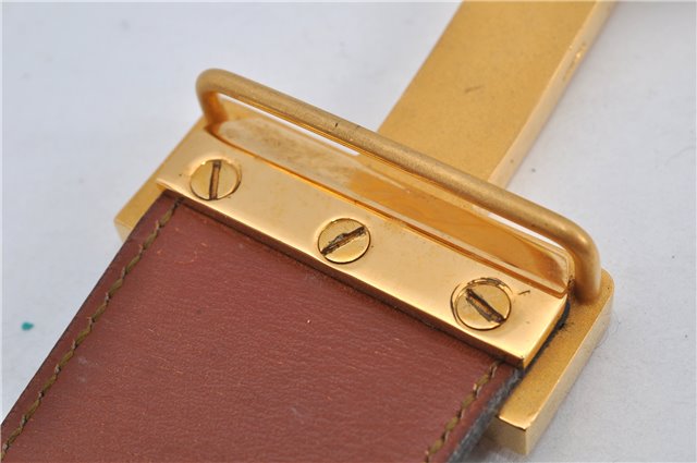 Authentic HERMES Large Constance Leather Belt Size 75cm 29.5