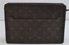 Authentic LOUIS VUITTON Monogram Pochette Homme Clutch Hand Bag M51795 LV 7722C