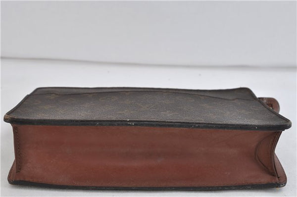 Authentic LOUIS VUITTON Monogram Pochette Homme Clutch Hand Bag M51795 LV 7722C