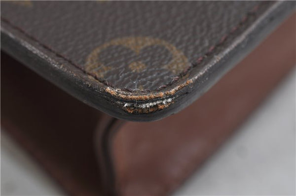 Authentic LOUIS VUITTON Monogram Pochette Homme Clutch Hand Bag M51795 LV 7722C