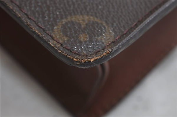 Authentic LOUIS VUITTON Monogram Pochette Homme Clutch Hand Bag M51795 LV 7722C