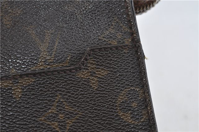 Authentic LOUIS VUITTON Monogram Pochette Homme Clutch Hand Bag M51795 LV 7722C