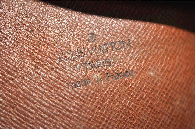 Authentic LOUIS VUITTON Monogram Pochette Homme Clutch Hand Bag M51795 LV 7722C