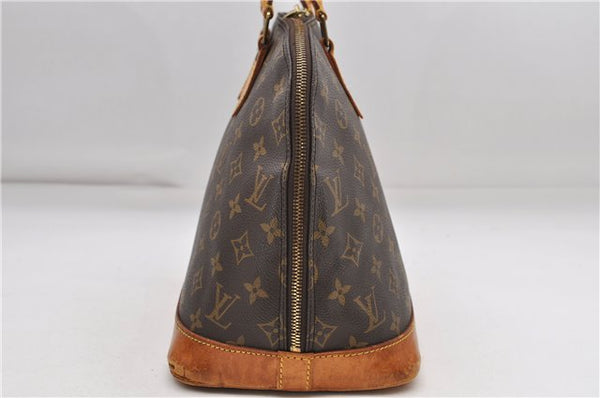 Authentic Louis Vuitton Monogram Alma Hand Bag Purse M51130 LV 7722D