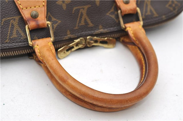 Authentic Louis Vuitton Monogram Alma Hand Bag Purse M51130 LV 7722D