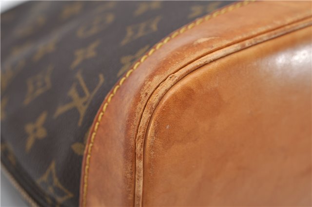 Authentic Louis Vuitton Monogram Alma Hand Bag Purse M51130 LV 7722D