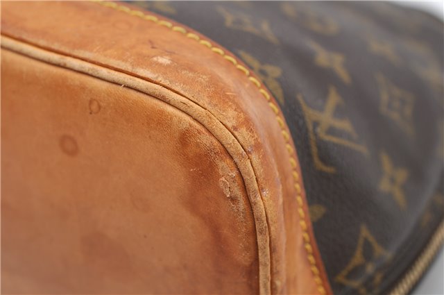 Authentic Louis Vuitton Monogram Alma Hand Bag Purse M51130 LV 7722D