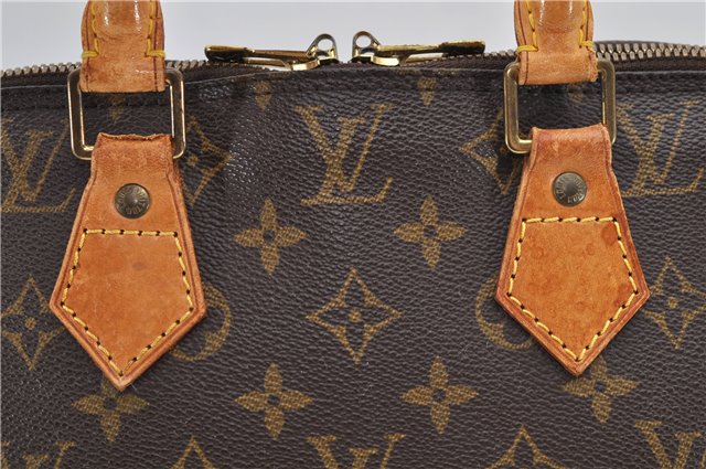 Authentic Louis Vuitton Monogram Alma Hand Bag Purse M51130 LV 7722D