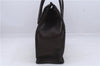 Authentic GUCCI Vintage Shoulder Tote Bag Leather Brown 7723D