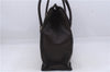 Authentic GUCCI Vintage Shoulder Tote Bag Leather Brown 7723D