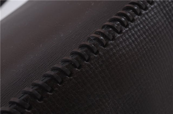 Authentic GUCCI Vintage Shoulder Tote Bag Leather Brown 7723D