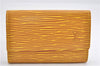 Authentic Louis Vuitton Epi Multicles 6 Key Case Yellow M63819 LV 7723F