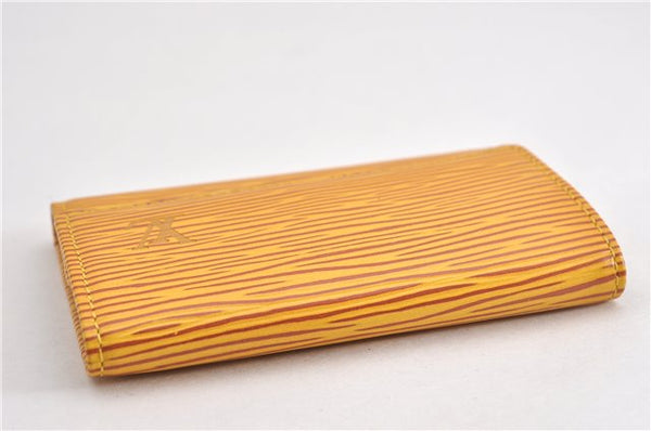 Authentic Louis Vuitton Epi Multicles 6 Key Case Yellow M63819 LV 7723F