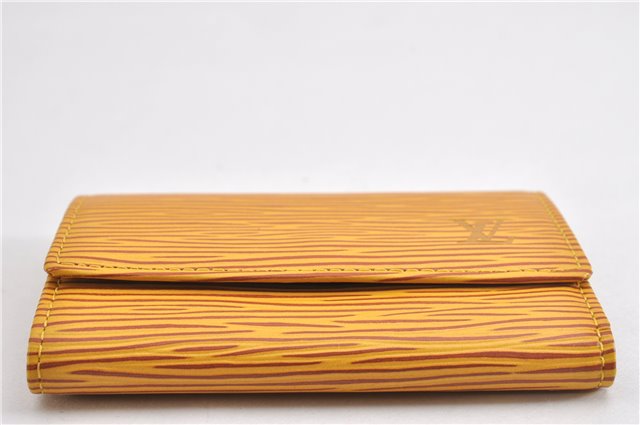 Authentic Louis Vuitton Epi Multicles 6 Key Case Yellow M63819 LV 7723F