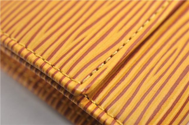 Authentic Louis Vuitton Epi Multicles 6 Key Case Yellow M63819 LV 7723F
