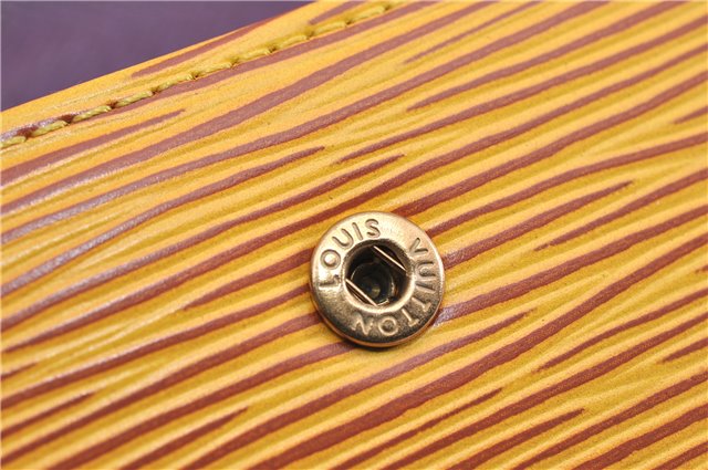 Authentic Louis Vuitton Epi Multicles 6 Key Case Yellow M63819 LV 7723F