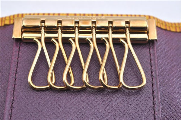 Authentic Louis Vuitton Epi Multicles 6 Key Case Yellow M63819 LV 7723F