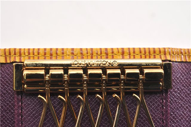 Authentic Louis Vuitton Epi Multicles 6 Key Case Yellow M63819 LV 7723F