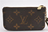 Authentic Louis Vuitton Monogram Pochette Cles Coin Purse Case M62650 Box 7724F