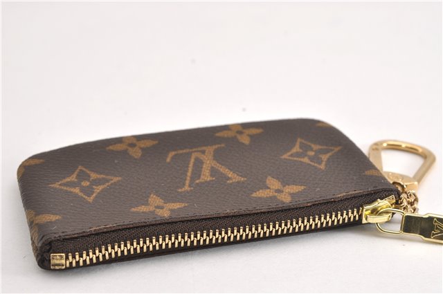 Authentic Louis Vuitton Monogram Pochette Cles Coin Purse Case M62650 Box 7724F