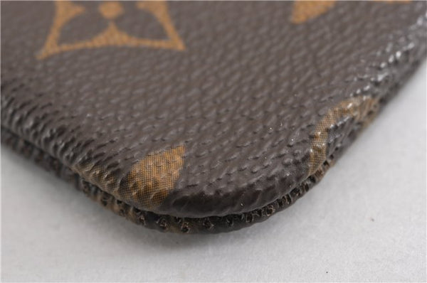 Authentic Louis Vuitton Monogram Pochette Cles Coin Purse Case M62650 Box 7724F