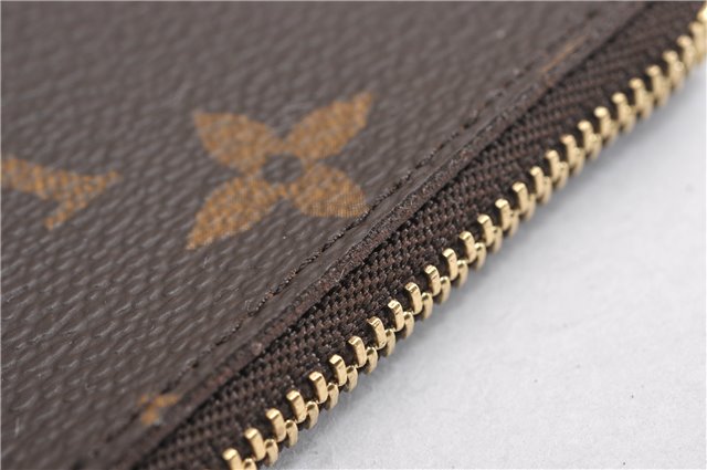 Authentic Louis Vuitton Monogram Pochette Cles Coin Purse Case M62650 Box 7724F