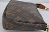 Auth LOUIS VUITTON Monogram Pochette Accessoires Shoulder Cross Body Pouch 7729C