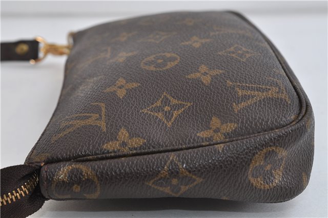 Auth LOUIS VUITTON Monogram Pochette Accessoires Shoulder Cross Body Pouch 7729C