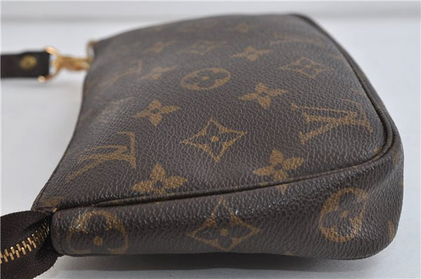 Auth LOUIS VUITTON Monogram Pochette Accessoires Shoulder Cross Body Pouch 7729C