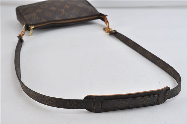 Auth LOUIS VUITTON Monogram Pochette Accessoires Shoulder Cross Body Pouch 7729C