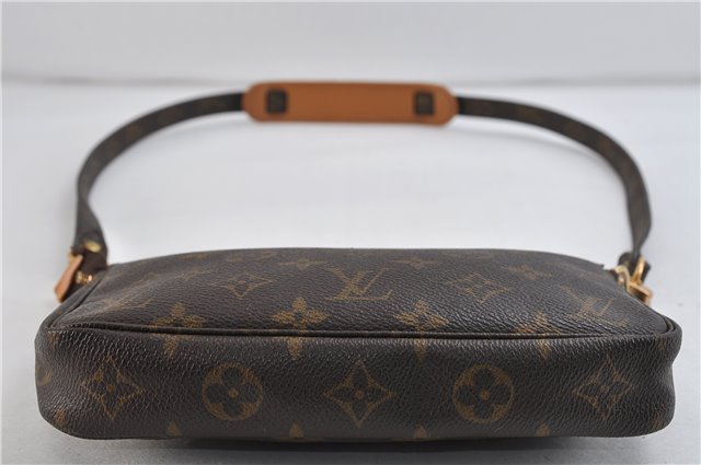 Auth LOUIS VUITTON Monogram Pochette Accessoires Shoulder Cross Body Pouch 7729C