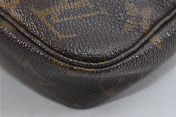 Auth LOUIS VUITTON Monogram Pochette Accessoires Shoulder Cross Body Pouch 7729C