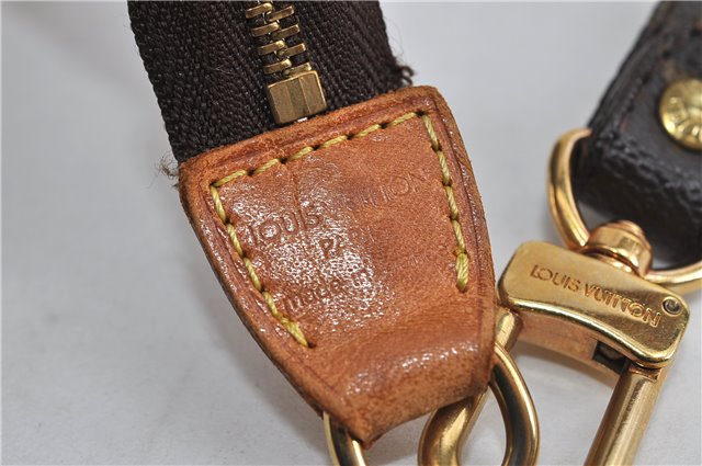 Auth LOUIS VUITTON Monogram Pochette Accessoires Shoulder Cross Body Pouch 7729C