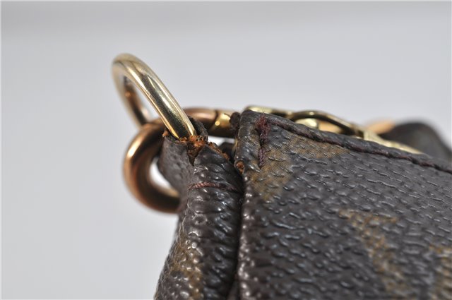 Auth LOUIS VUITTON Monogram Pochette Accessoires Shoulder Cross Body Pouch 7729C