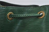 Authentic LOUIS VUITTON Epi Petit Noe Green Shoulder Bag M44104 LV 7734C