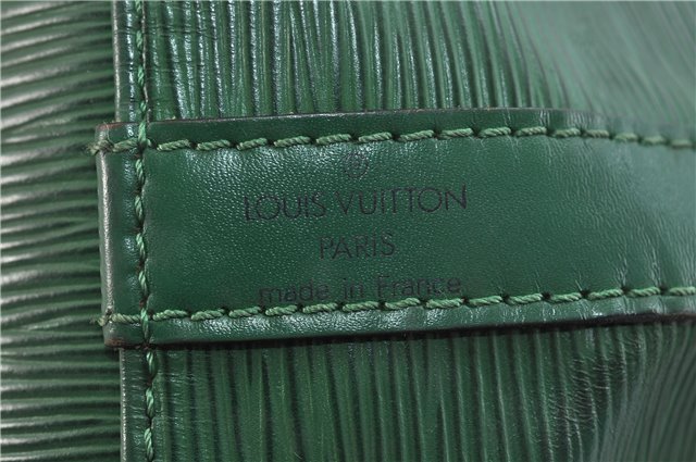 Authentic LOUIS VUITTON Epi Petit Noe Green Shoulder Bag M44104 LV 7734C