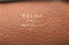 Authentic CELINE Macadam Blason Pattern Clutch Hand Bag PVC Leather Brown 7737D