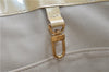 Authentic Louis Vuitton Vernis Wilshire MM Tote Hand Bag Ivory M91441 LV 7741F