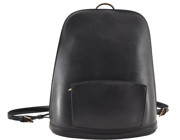 Authentic Louis Vuitton Epi Gobelin Backpack Black M52292 LV 7742I