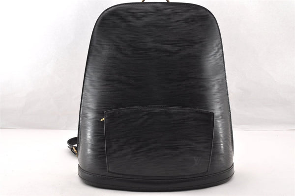 Authentic Louis Vuitton Epi Gobelin Backpack Black M52292 LV 7742I