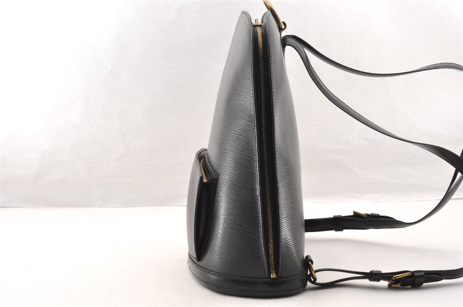Authentic Louis Vuitton Epi Gobelin Backpack Black M52292 LV 7742I