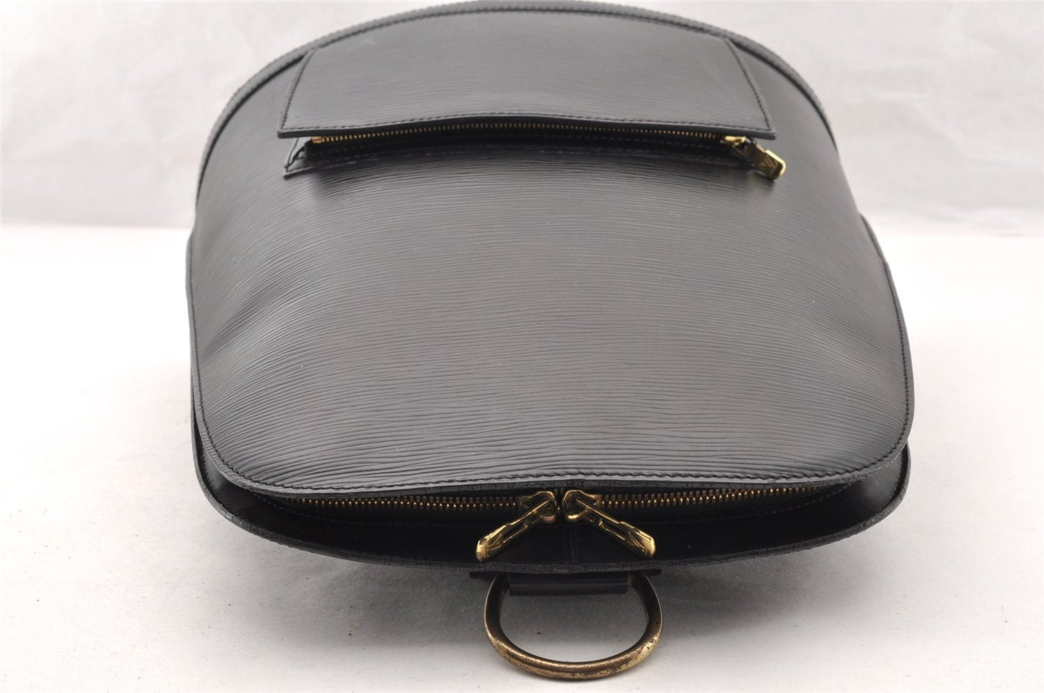Authentic Louis Vuitton Epi Gobelin Backpack Black M52292 LV 7742I