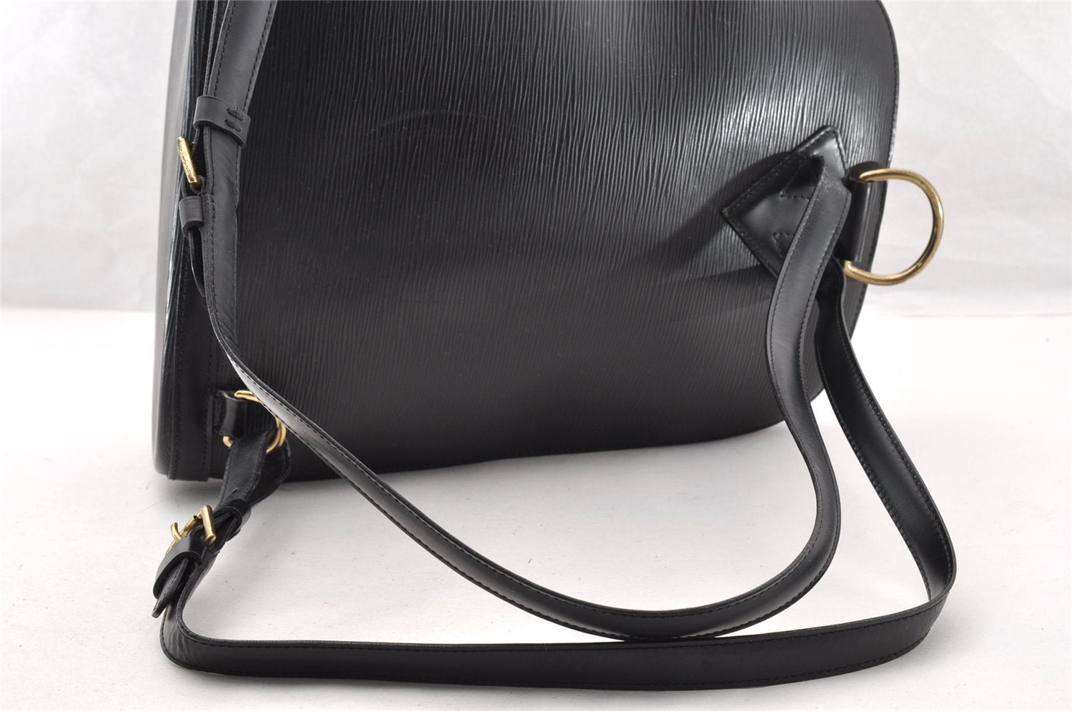 Authentic Louis Vuitton Epi Gobelin Backpack Black M52292 LV 7742I