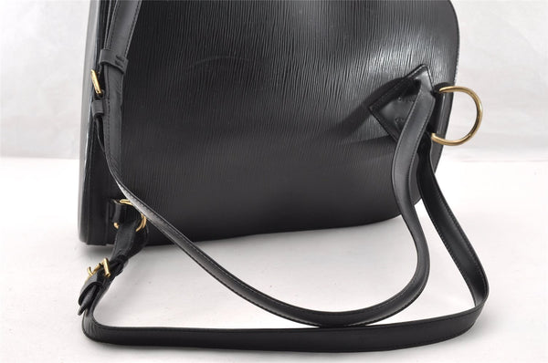 Authentic Louis Vuitton Epi Gobelin Backpack Black M52292 LV 7742I
